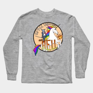 Space Unicorns From Hell Long Sleeve T-Shirt